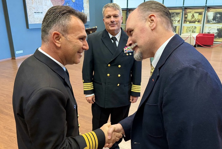 Two men shaking hands